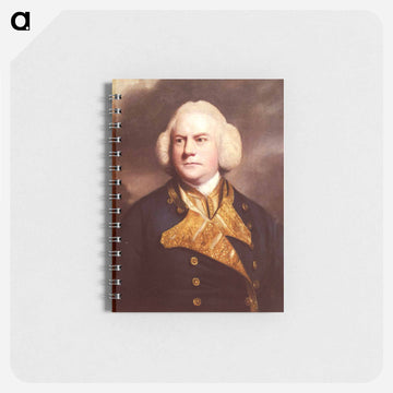 Portrait of Admiral Thomas Cotes - ジョシュア レノルズ Memo.