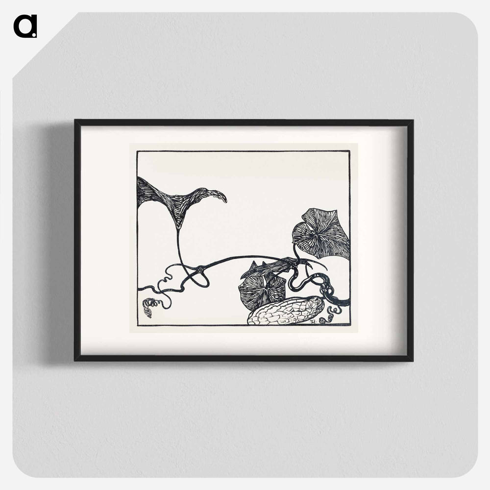 Augurkenplant - Theo van Hoytema Poster.