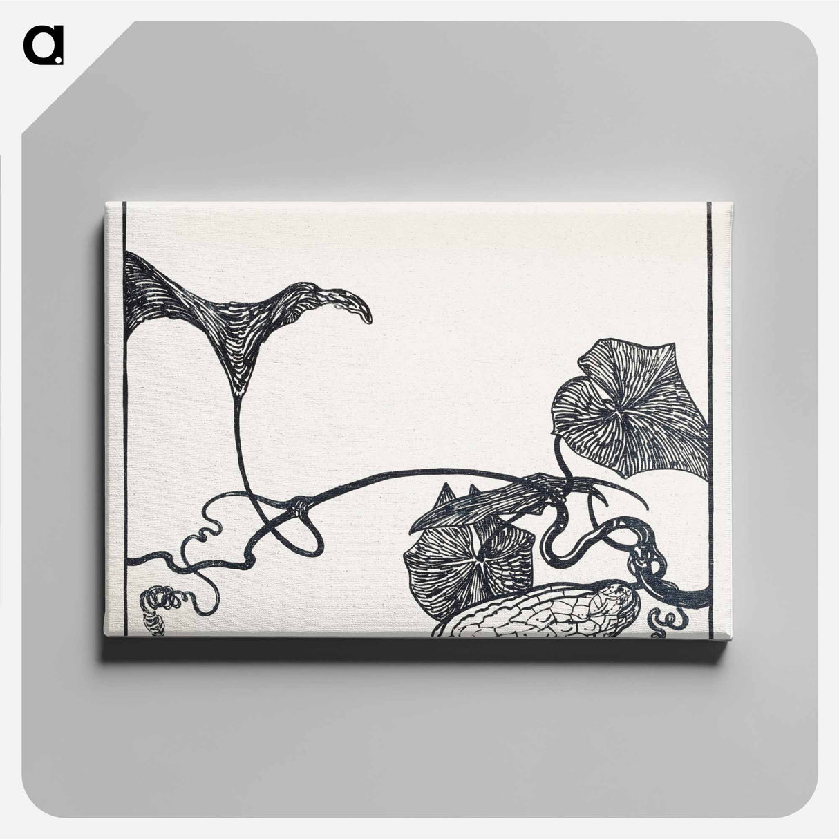 Augurkenplant - Theo van Hoytema Canvas.