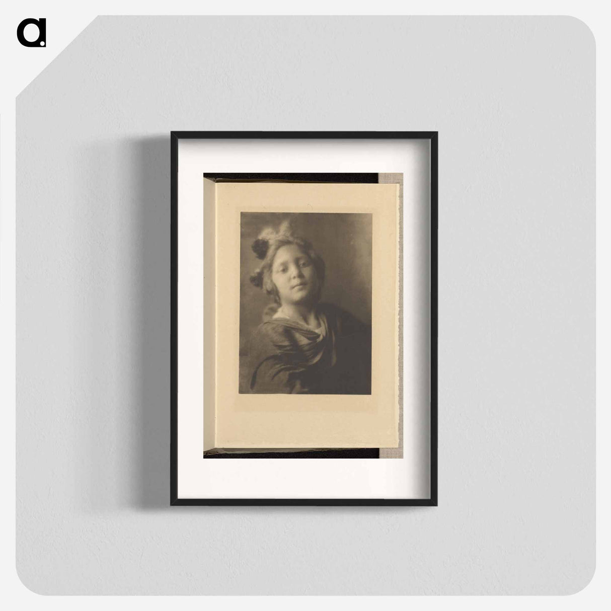 Study of a Gitana - アルフレッド スティーグリッツ Poster.