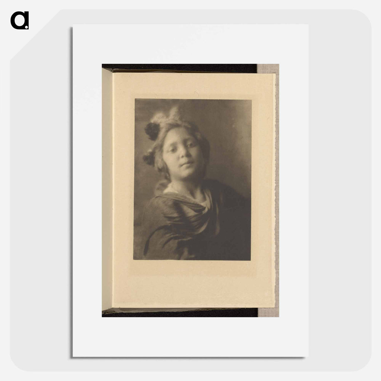 Study of a Gitana - アルフレッド スティーグリッツ Poster.