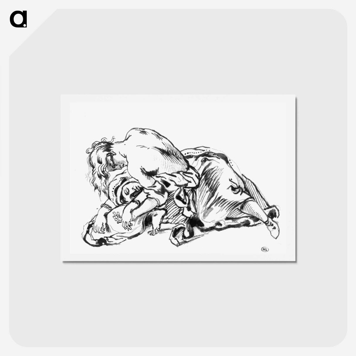 3-11_Eugene-Delacroix_hagaki