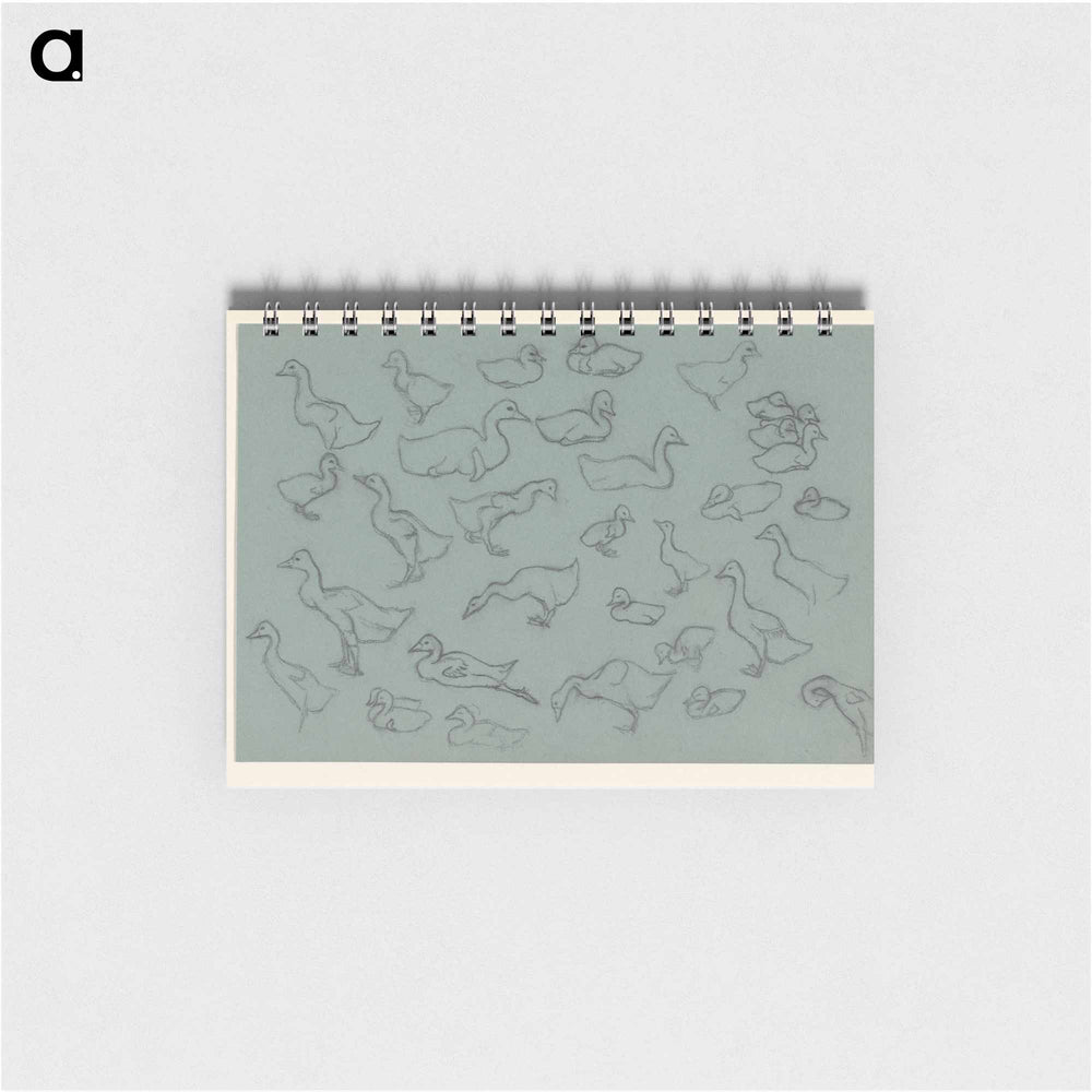Studieblad met eenden by Julie de Graag - ユリー デ フラーハ Memo.
