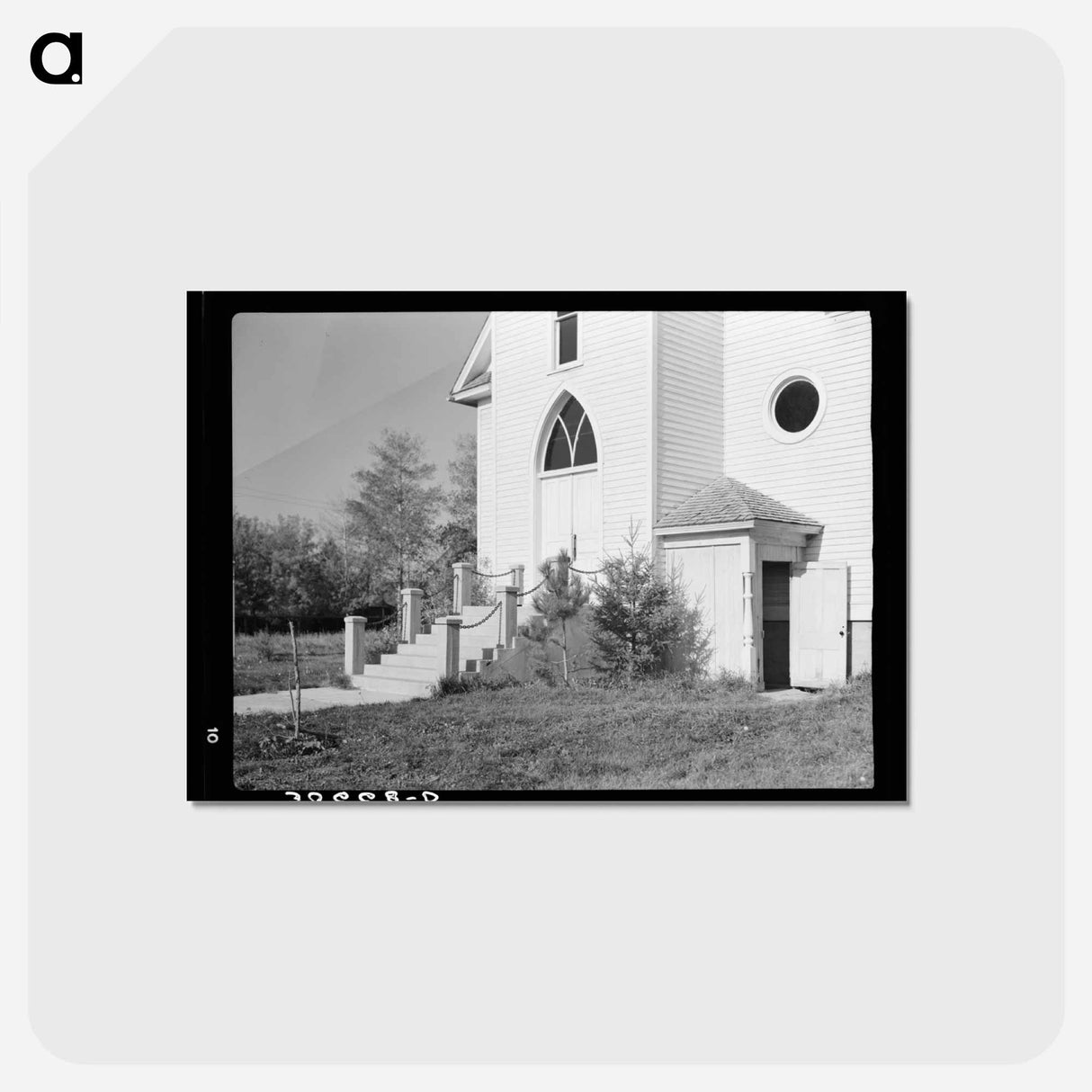 アートポストカード-Littlefork Church
- ラッセル リー Postcard.