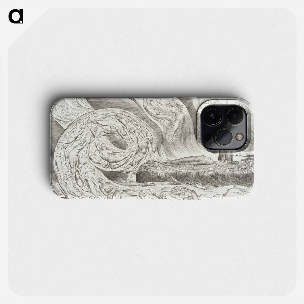 The Circle of the Lustful: Paolo and Francesca - ウィリアム ブレイク Phone Case.