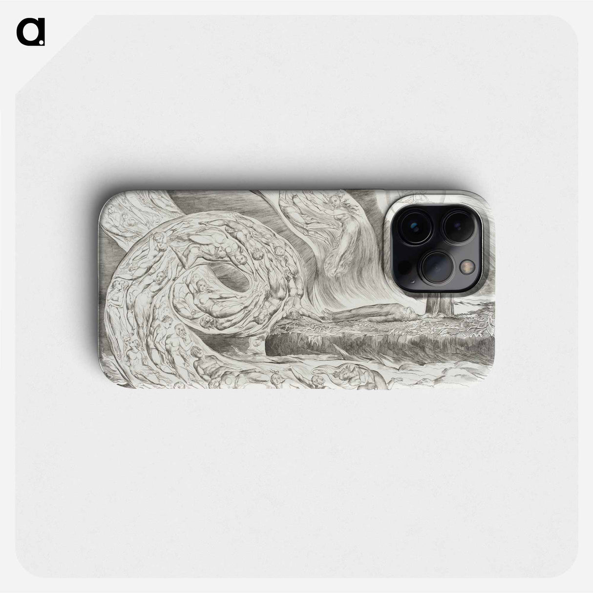 The Circle of the Lustful: Paolo and Francesca - ウィリアム ブレイク Phone Case.