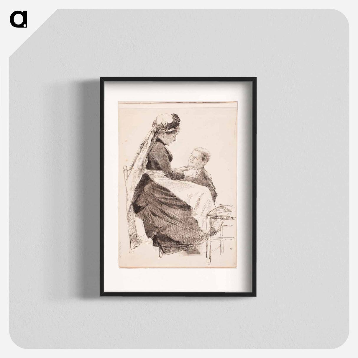 (unknown)part of a sketchbook - アルバート エーデルフェルト Poster.