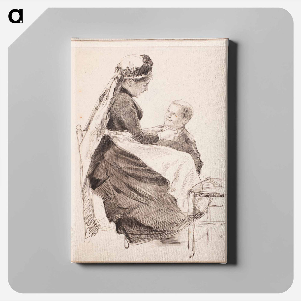 (unknown)part of a sketchbook - アルバート エーデルフェルト Canvas.