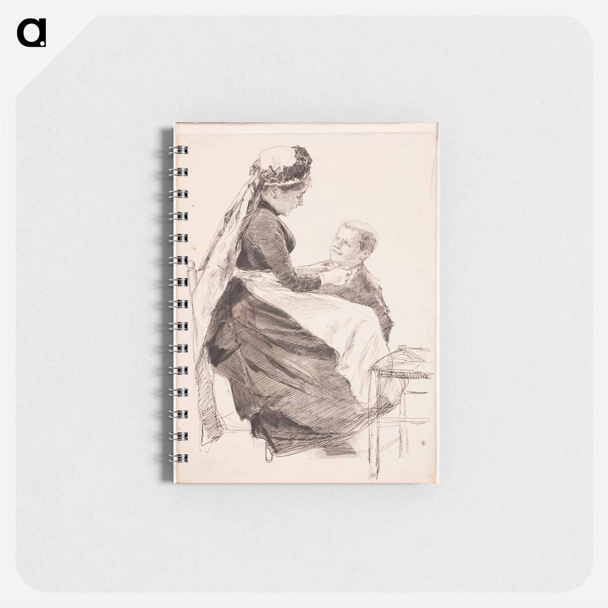 アートメモ帳-(unknown)part of a sketchbook - アルバート エーデルフェルト Memo.