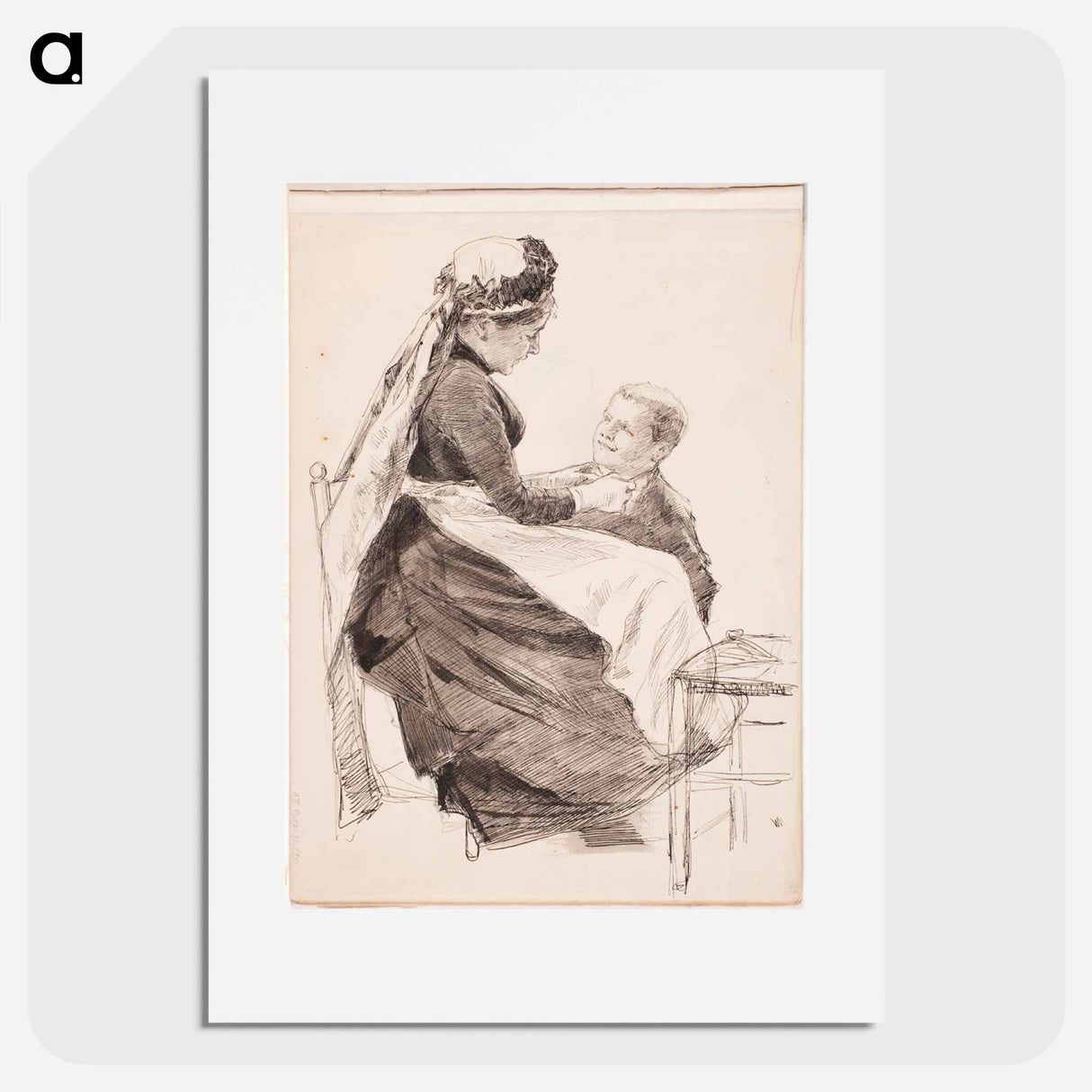 (unknown)part of a sketchbook - アルバート エーデルフェルト Poster.