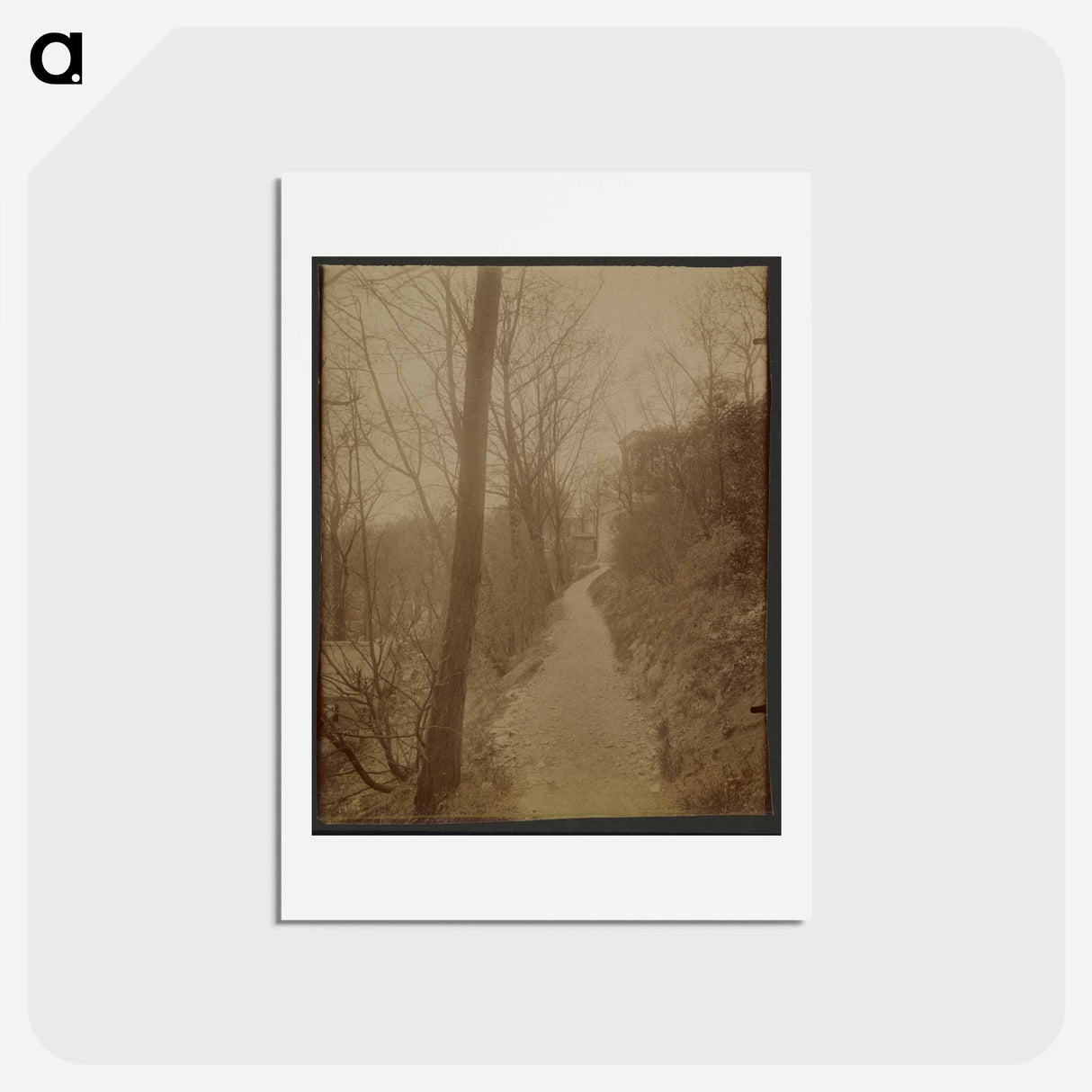 アートポストカード-Père Lachaise, Chemin des Chèvres
- ウジェーヌ アジェ Postcard.