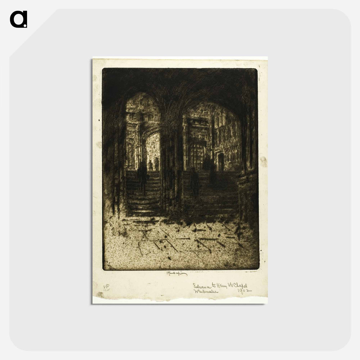 Entrance to Henry VII's Chapel, Westminster
- ジョセフ ペネル Postcard.