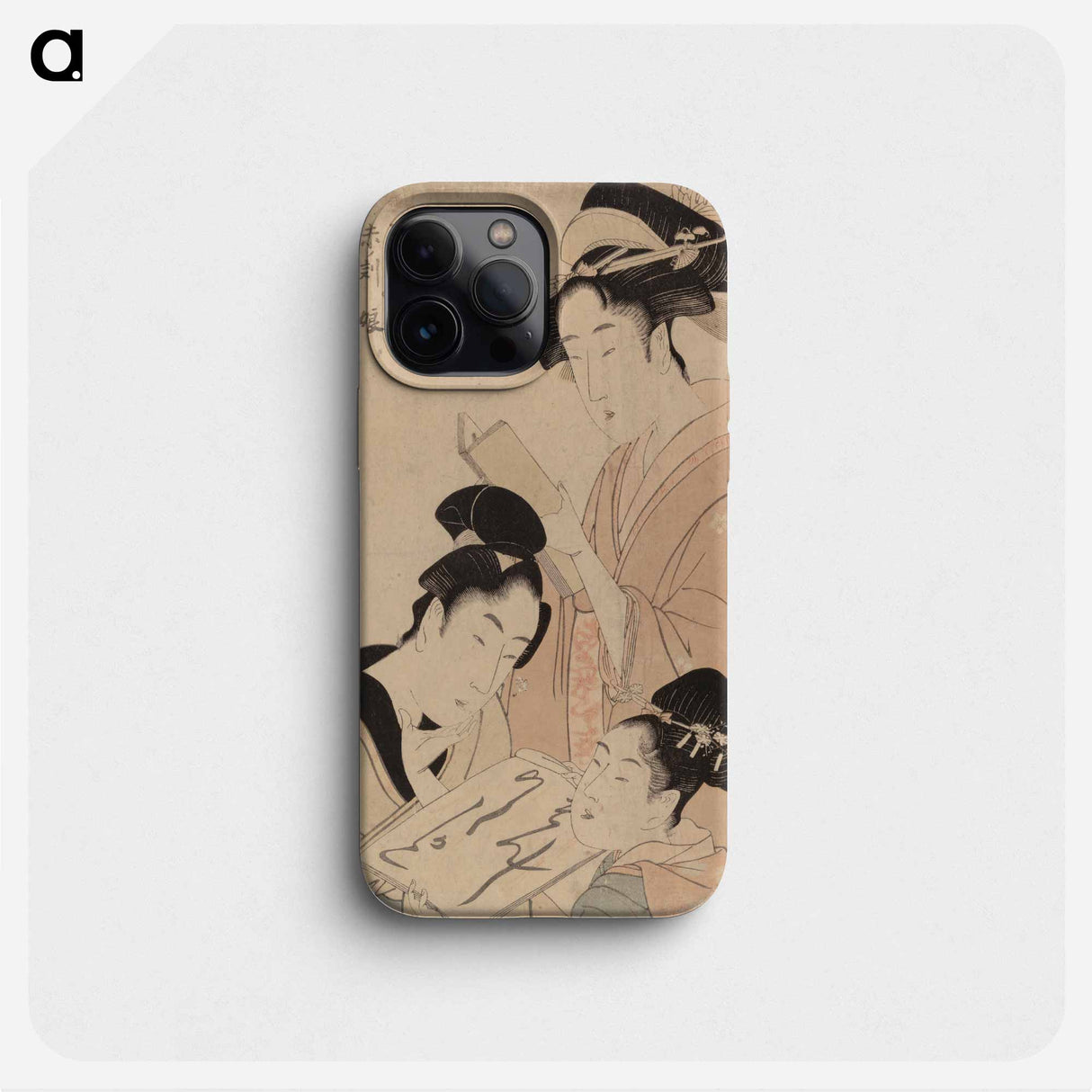 Women at two in the afternoon - 喜多川 歌麿 Phone Case.