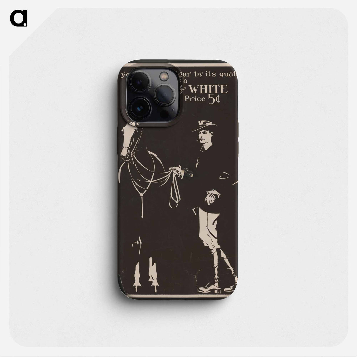 Black & White - Edward Penfield Phone Case.