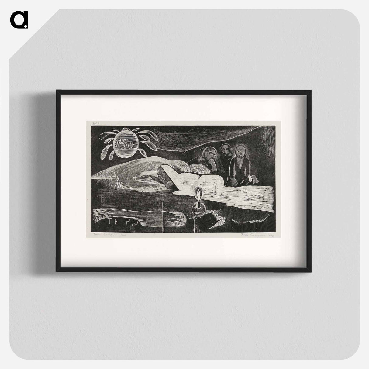 Te po (The Night) - Paul Gauguin Poster.