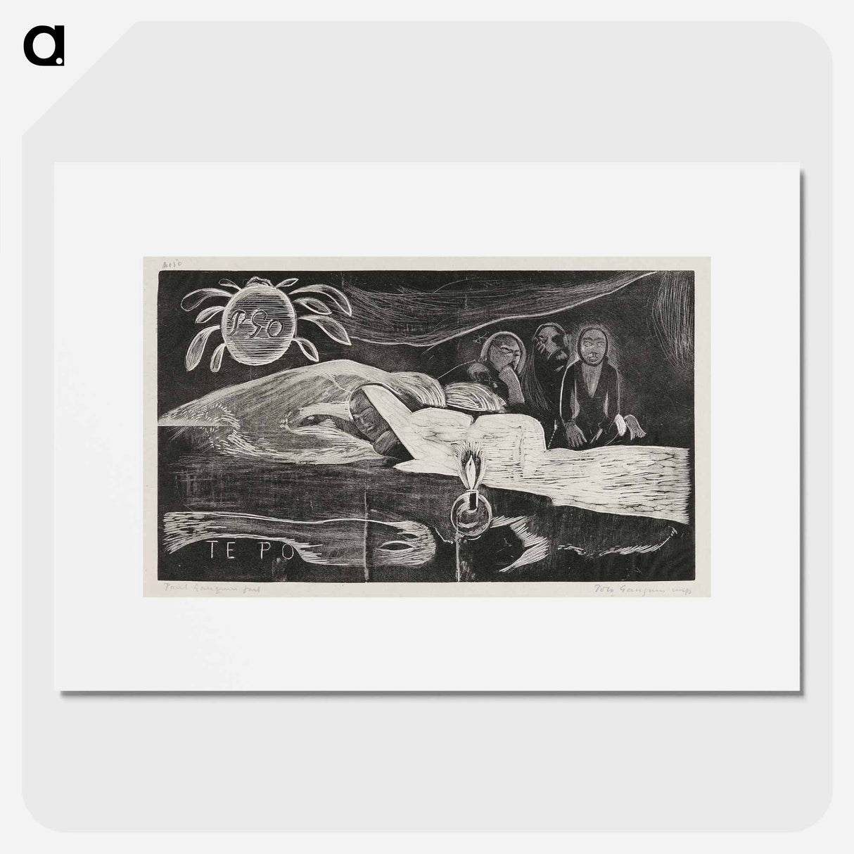 Te po (The Night) - Paul Gauguin Poster.
