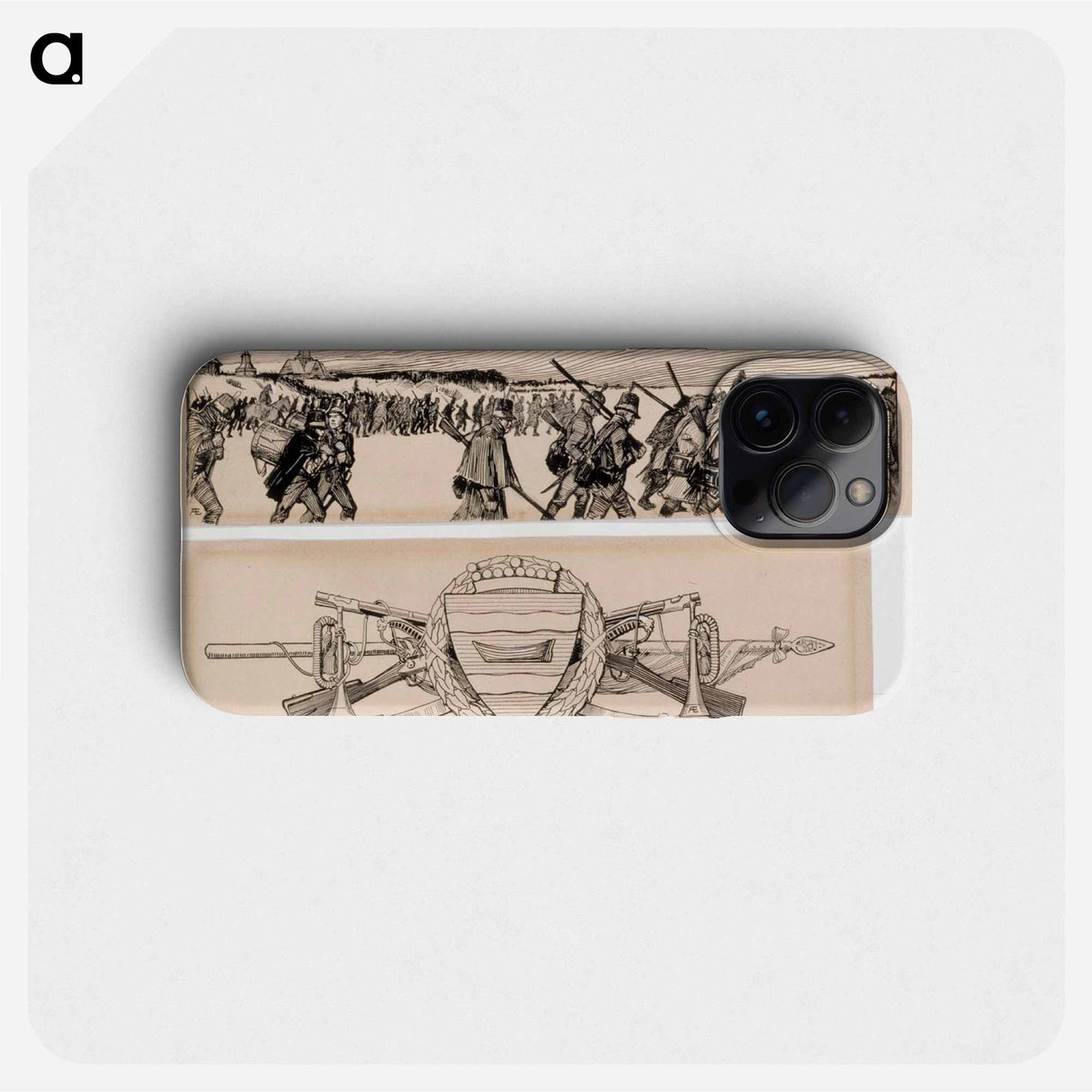 Adlercreutz-runon sivuvinjetti - アルバート エーデルフェルト Phone Case.