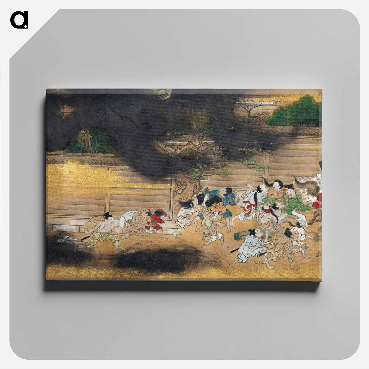 アートパネル-Japanese People Fleeing a Fire
- クリーブランド美術館 Canvas.