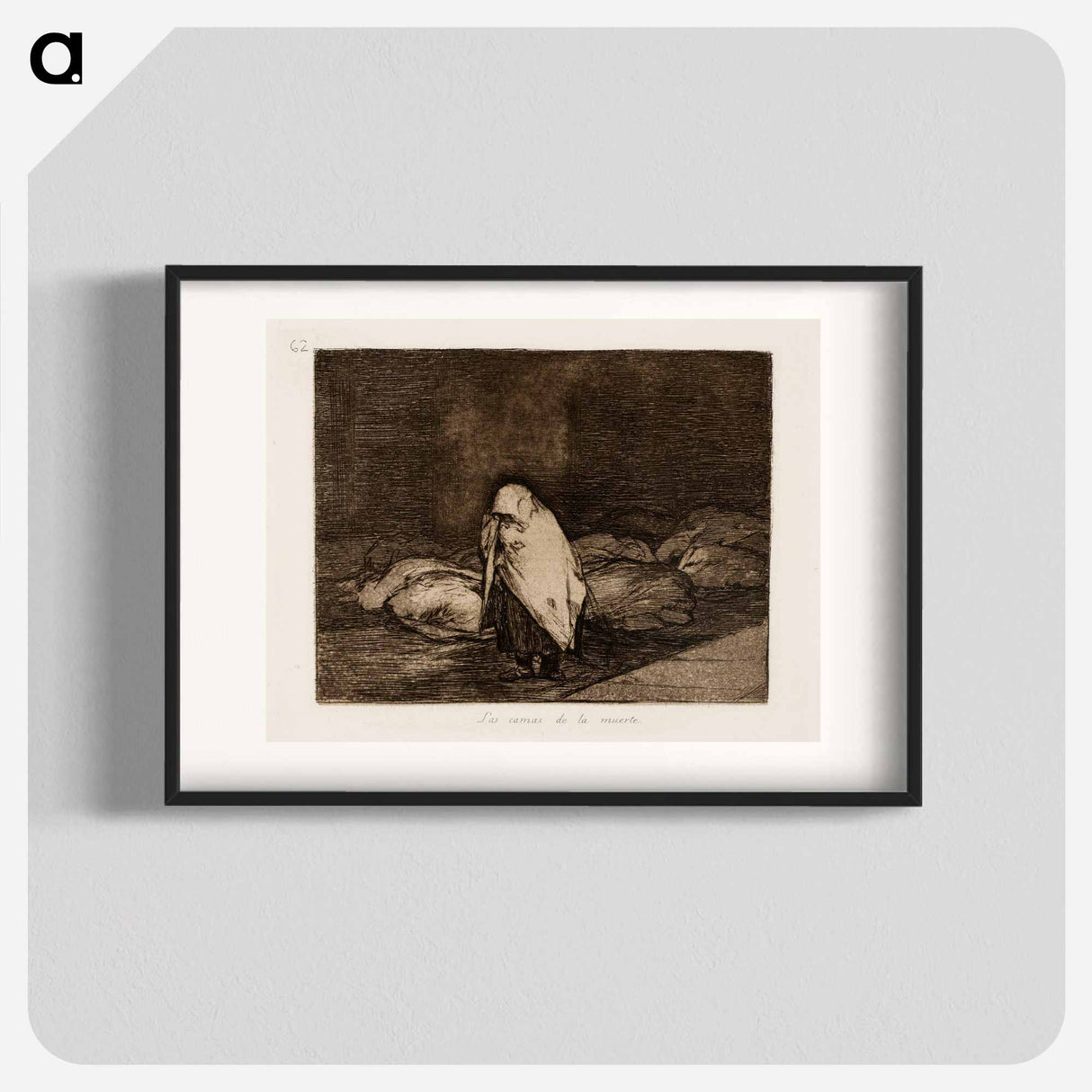 Kuoleman vuoteet - フランシスコ デ ゴヤ Poster.