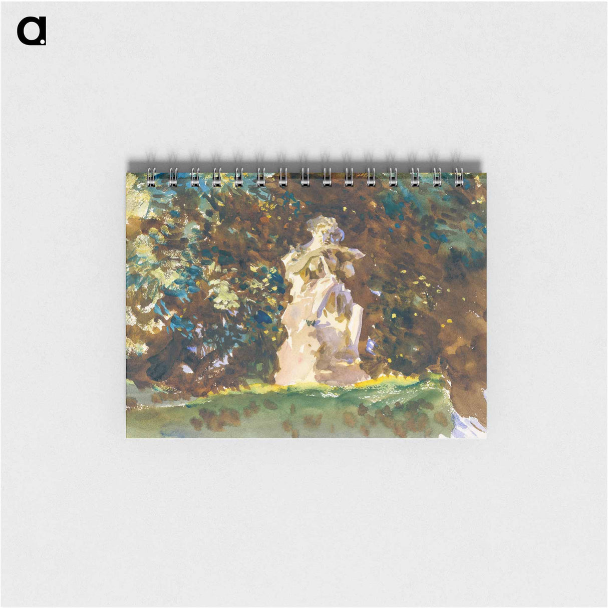 アートメモ帳-Boboli Garden, Florence - ジョン シンガー サージェント Memo.