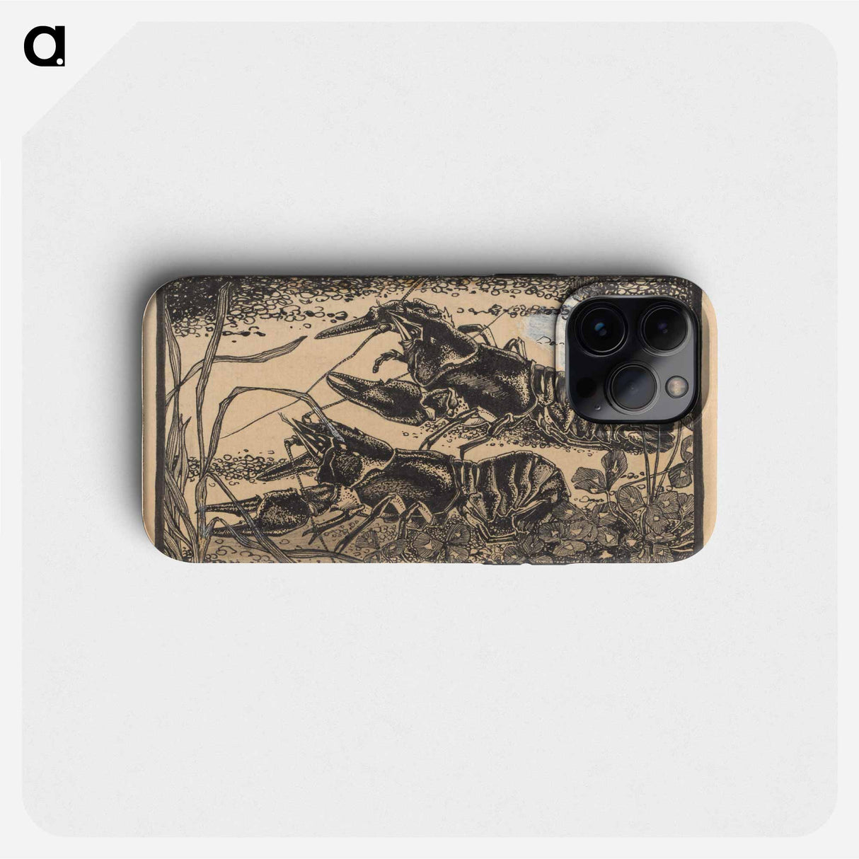 Twee kreeften - Julie de Graag Phone Case.