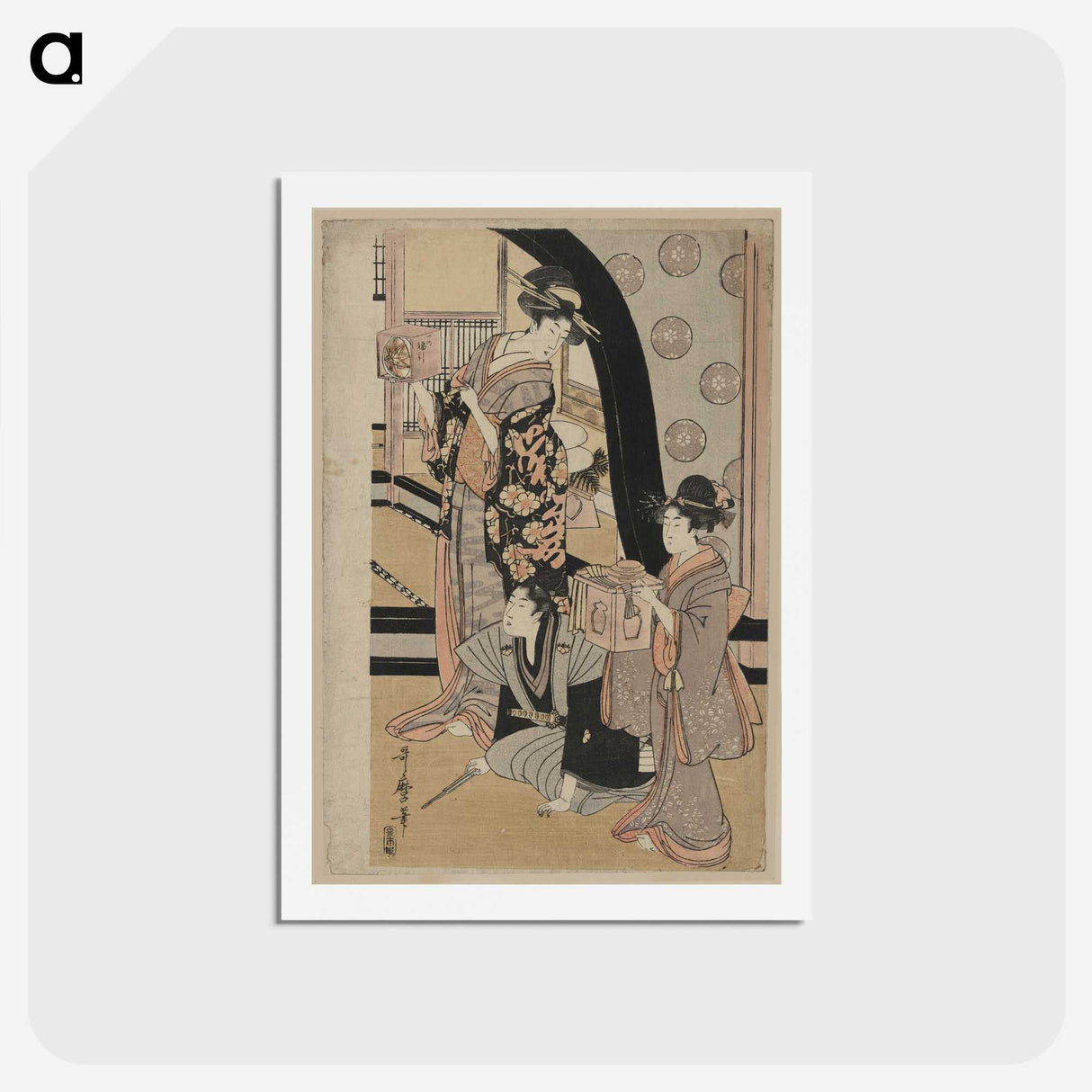 3-14_Kitagawa-Utamaro_hagaki