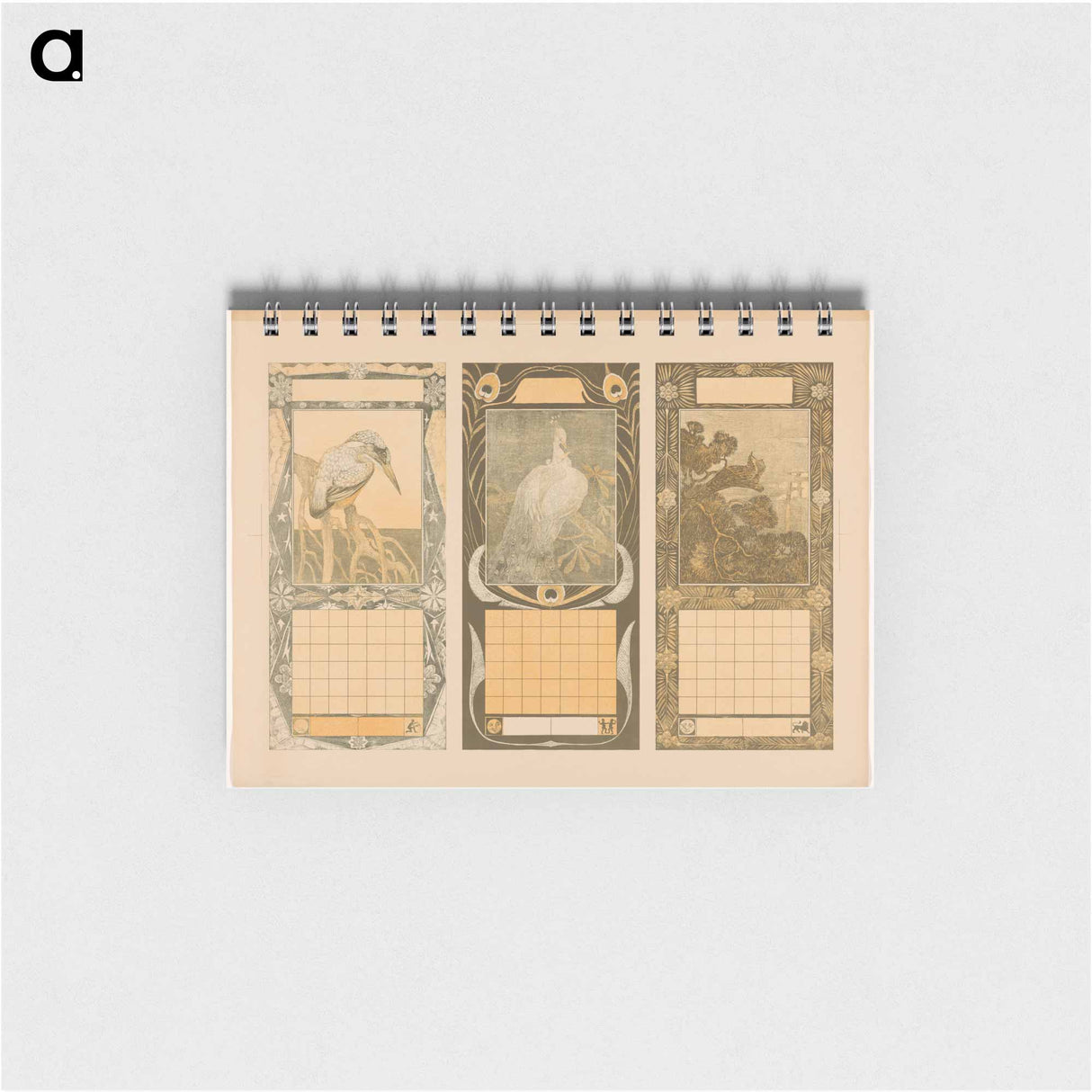 Kalenders voor januari, mei en juli 1904 by Theo van Hoytema - テオ ヴァン ホイテマ Memo.