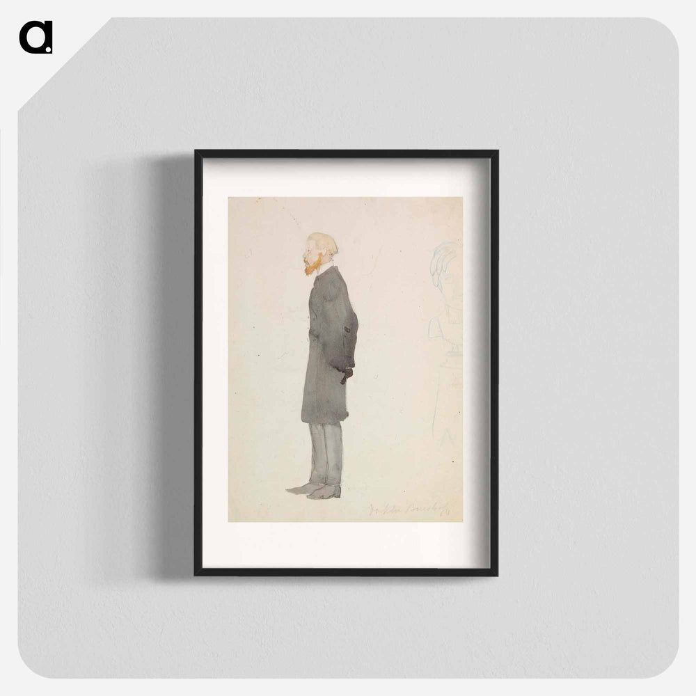 Caricature of doctor buistroff - アルバート エーデルフェルト Poster.