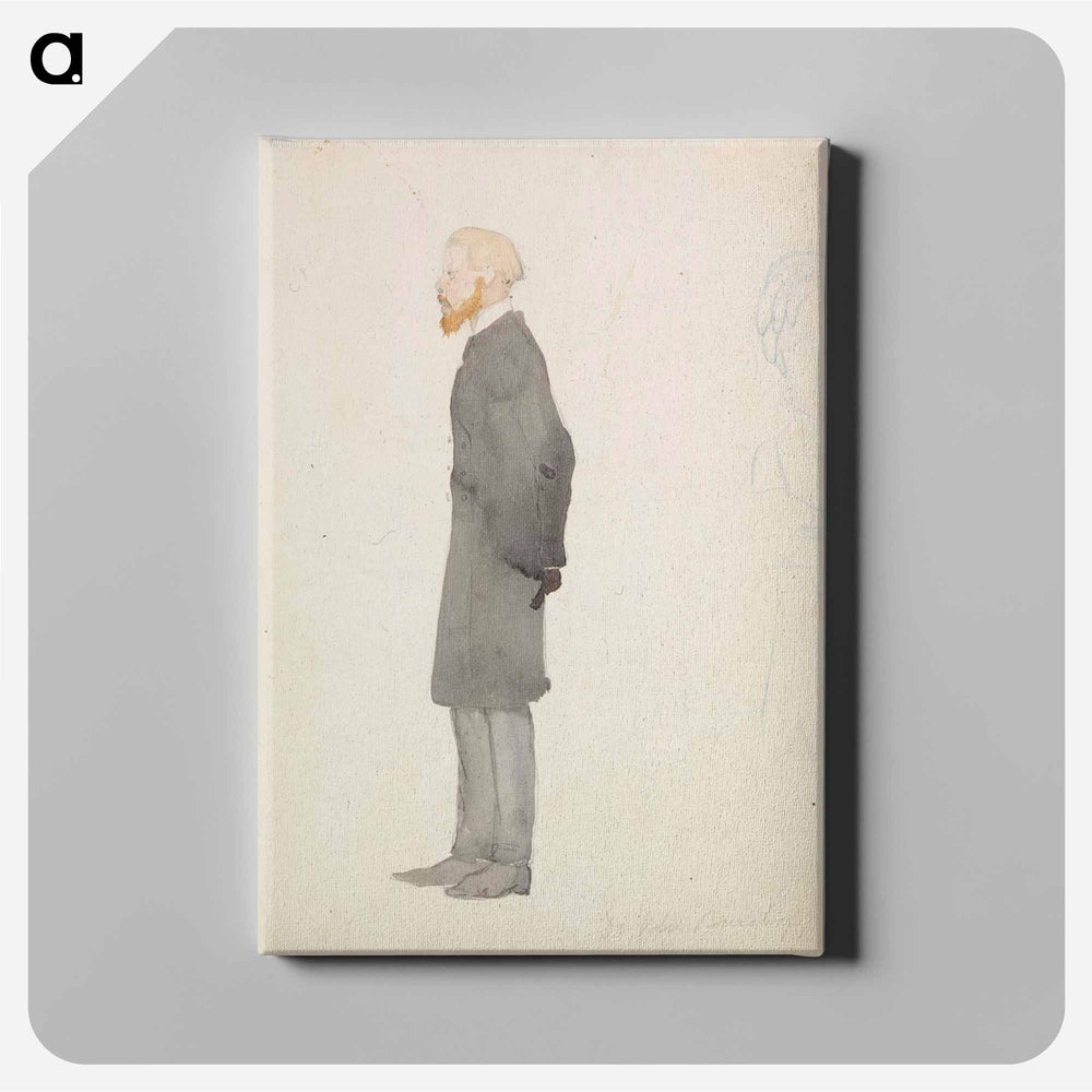 Caricature of doctor buistroff - アルバート エーデルフェルト Canvas.