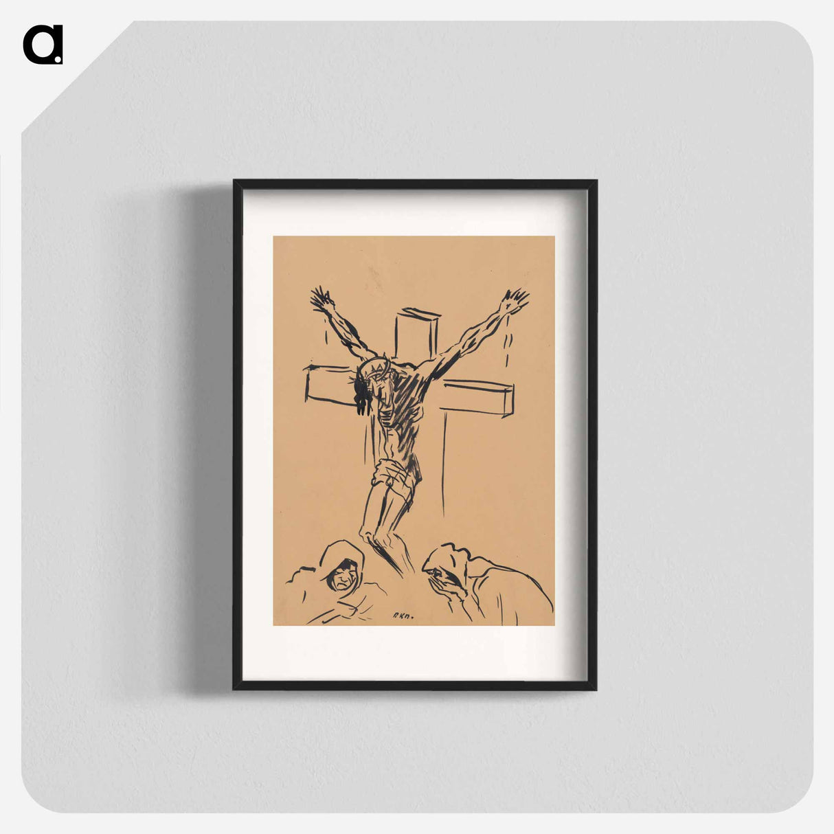 Crucifixion - アーノルド ピーター ワイズ クビンチャン Poster.