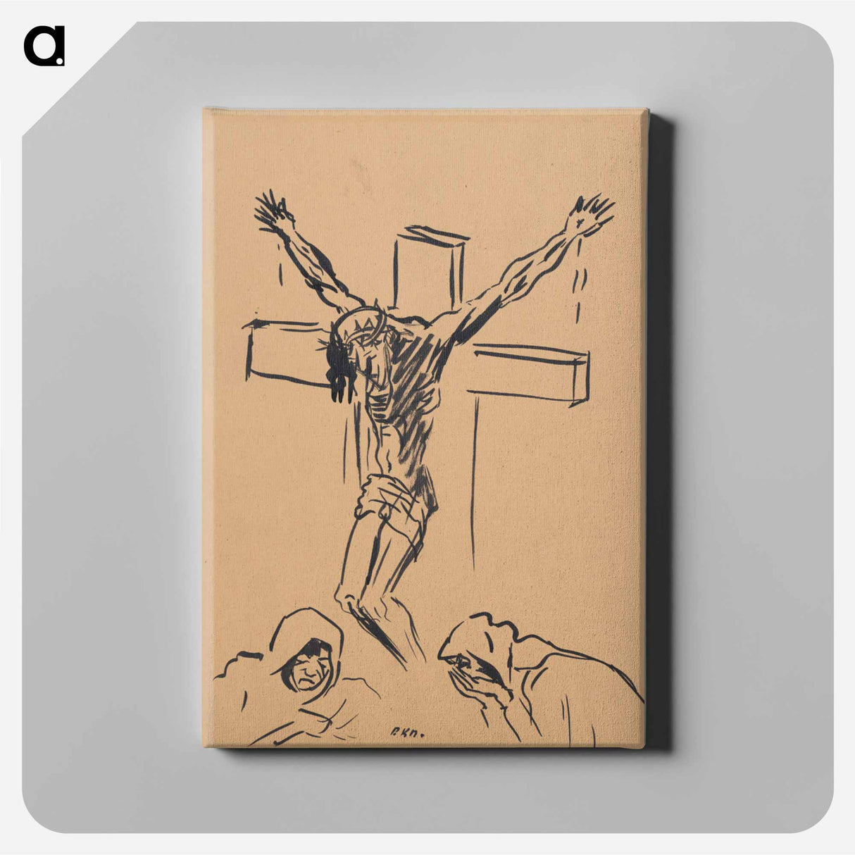 Crucifixion - アーノルド ピーター ワイズ クビンチャン Canvas.