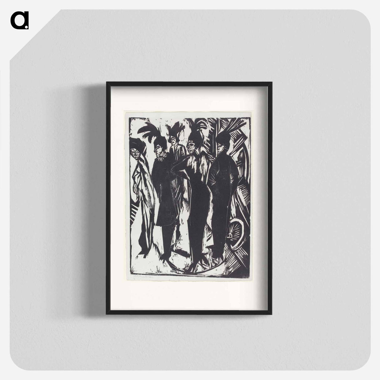 Five Women on the Street - Ernst Ludwig Kirchner Poster.