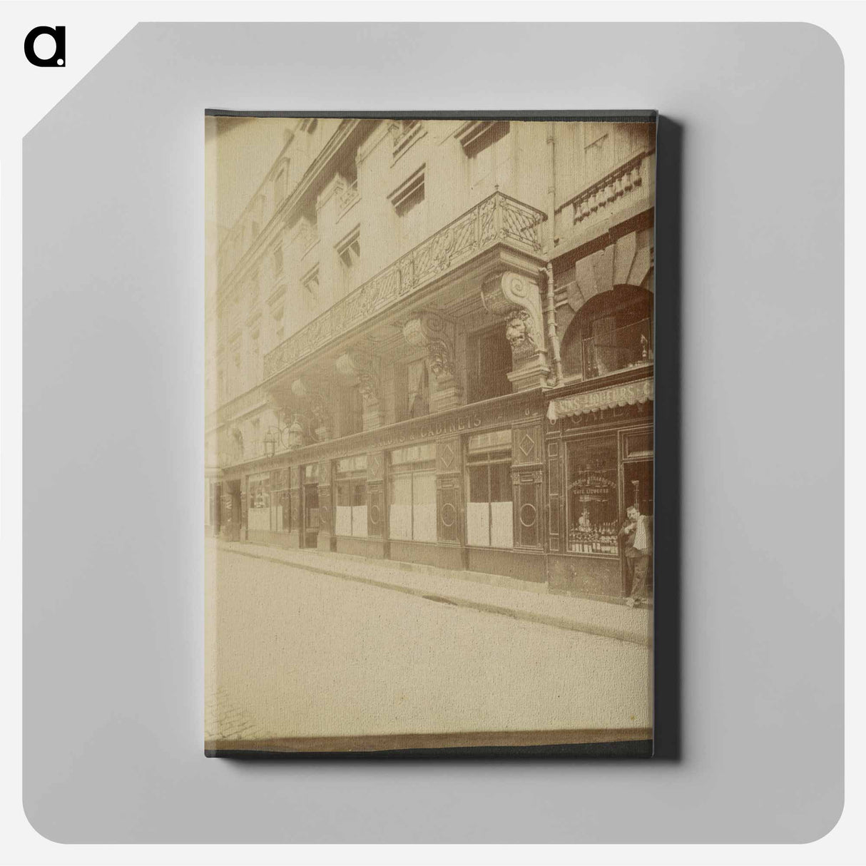 アートパネル-6-8 rue de Valois
- ウジェーヌ アジェ Canvas.