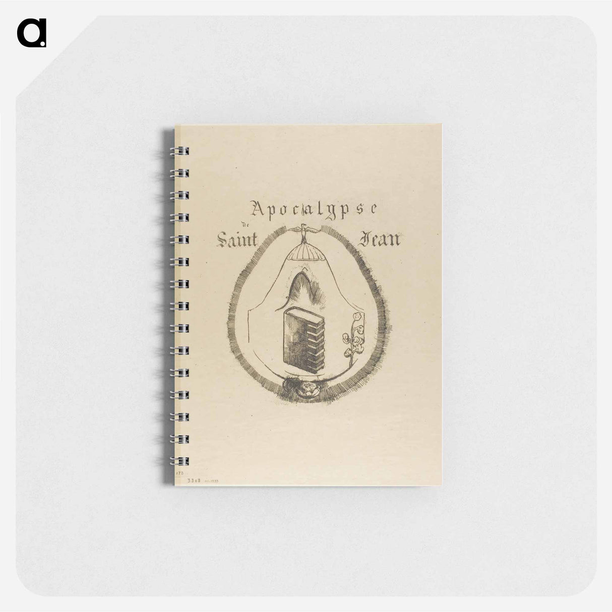 Cover-Frontispiece for the Apocalypse of St. John - オディロン ルドン Memo.