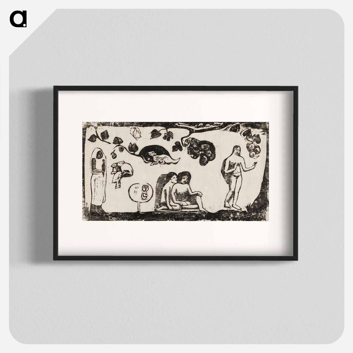 Women, Animals, and Foliage - Paul Gauguin Poster.