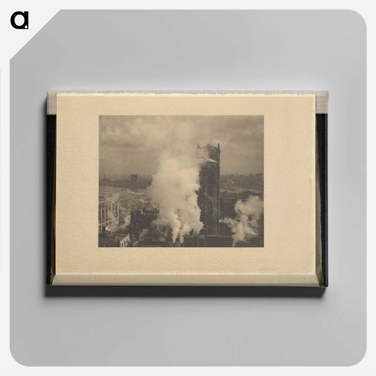 Over the House-Tops - New York - アルフレッド スティーグリッツ Canvas.