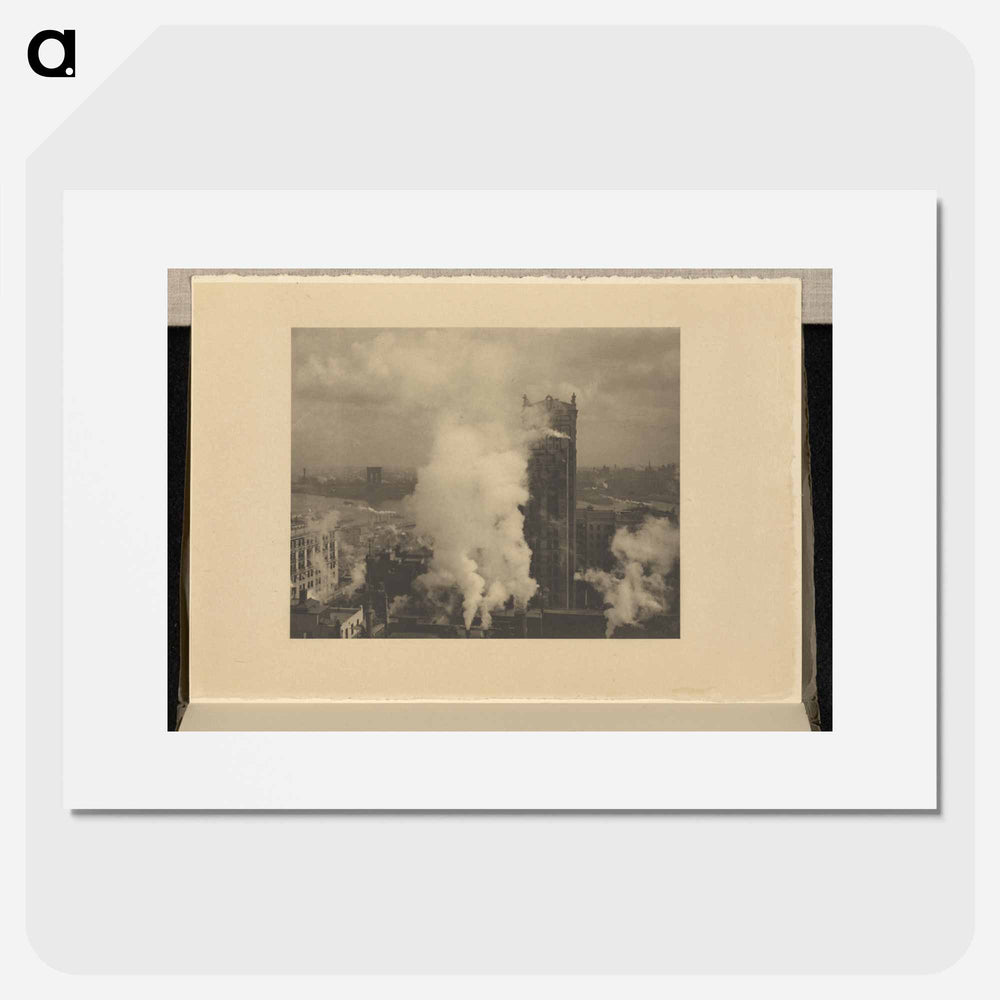 Over the House-Tops - New York - アルフレッド スティーグリッツ Poster.