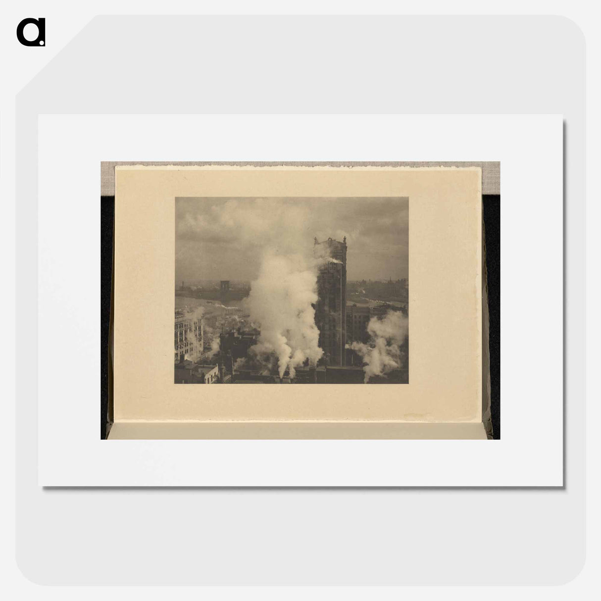 Over the House-Tops - New York - アルフレッド スティーグリッツ Poster.