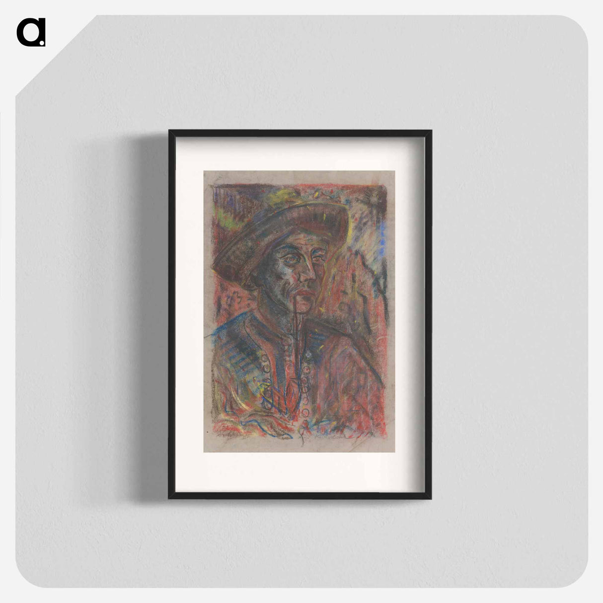 Farmer with a pipe - アーノルド ピーター ワイズ クビンチャン Poster.