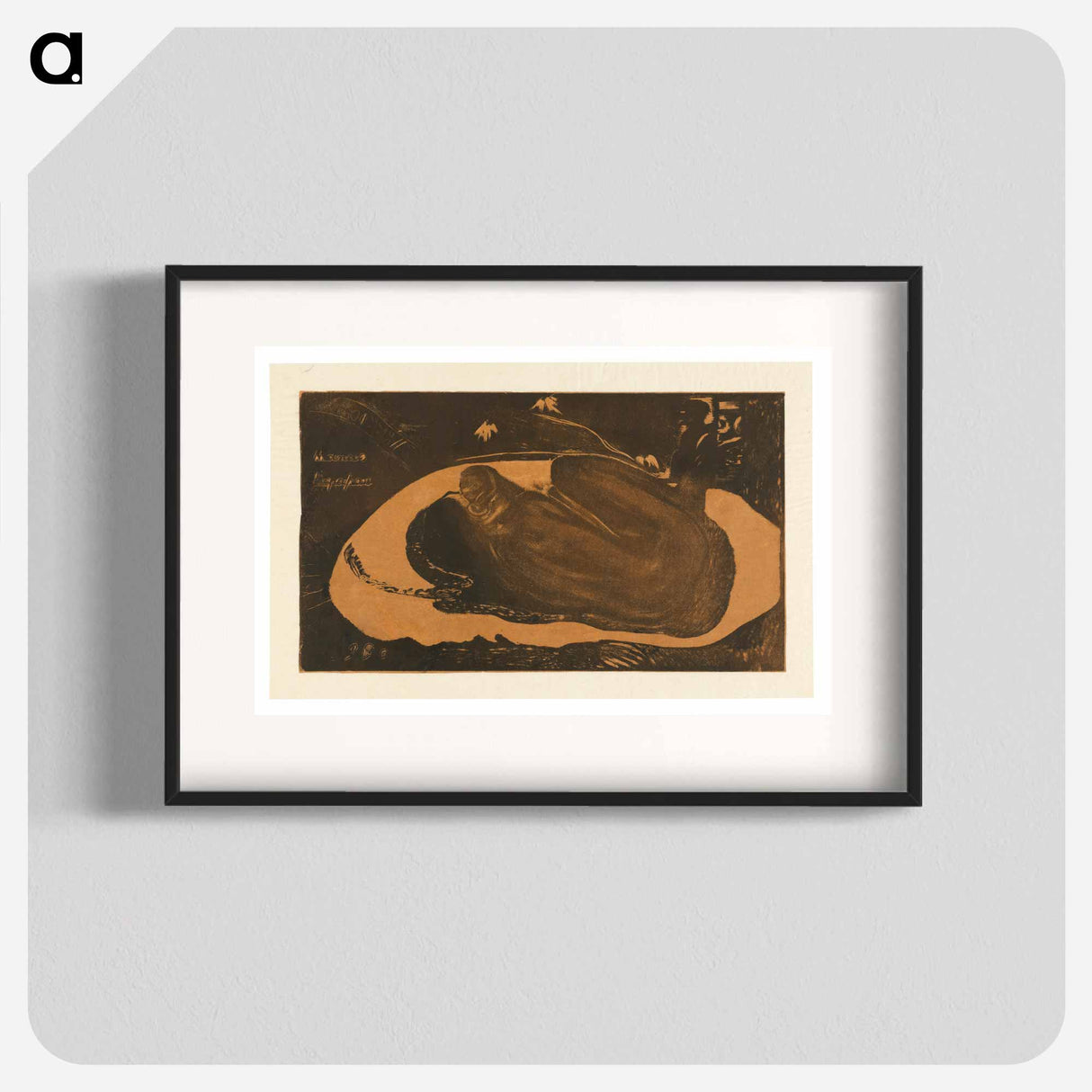 Manau tupapau (She Thinks of the Ghost or The Ghost Thinks of Her) - Paul Gauguin Poster.