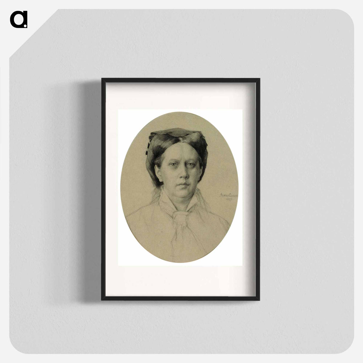 Portrait of the artist's mother - アルバート エーデルフェルト Poster.