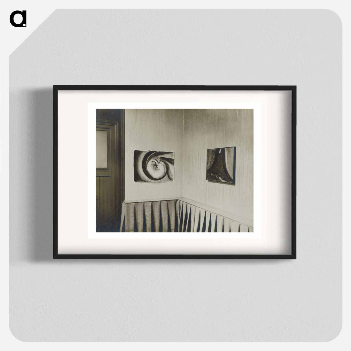 Room to Right - Facing door - アルフレッド スティーグリッツ Poster.