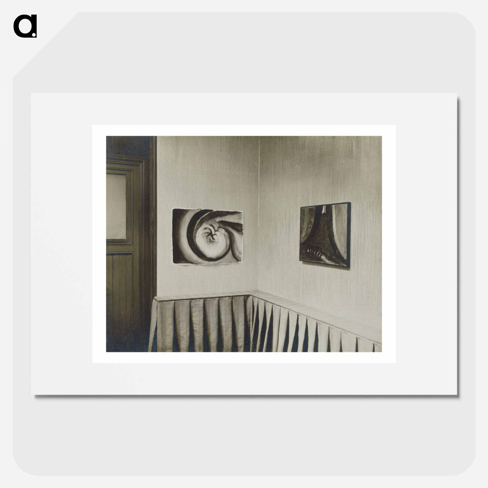 Room to Right - Facing door - アルフレッド スティーグリッツ Poster.