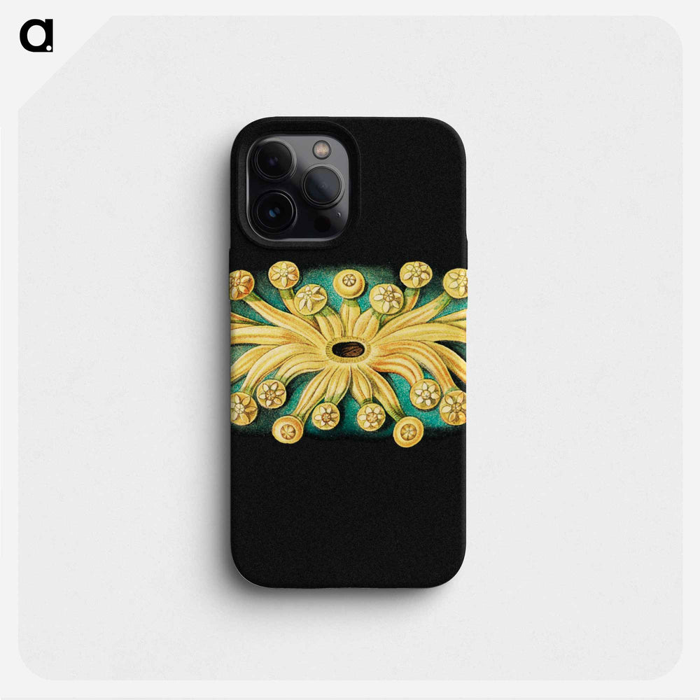 Colorful vintage tunicate marine life illustration - エルンスト ヘッケル Phone Case.
