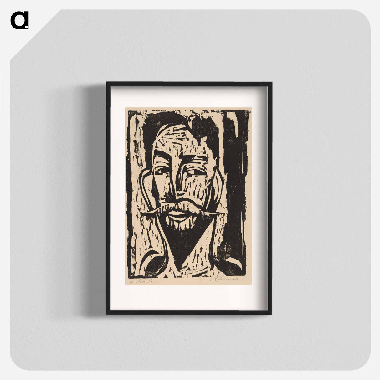 Head of Prof. Dr. Graef - Ernst Ludwig Kirchner Poster.