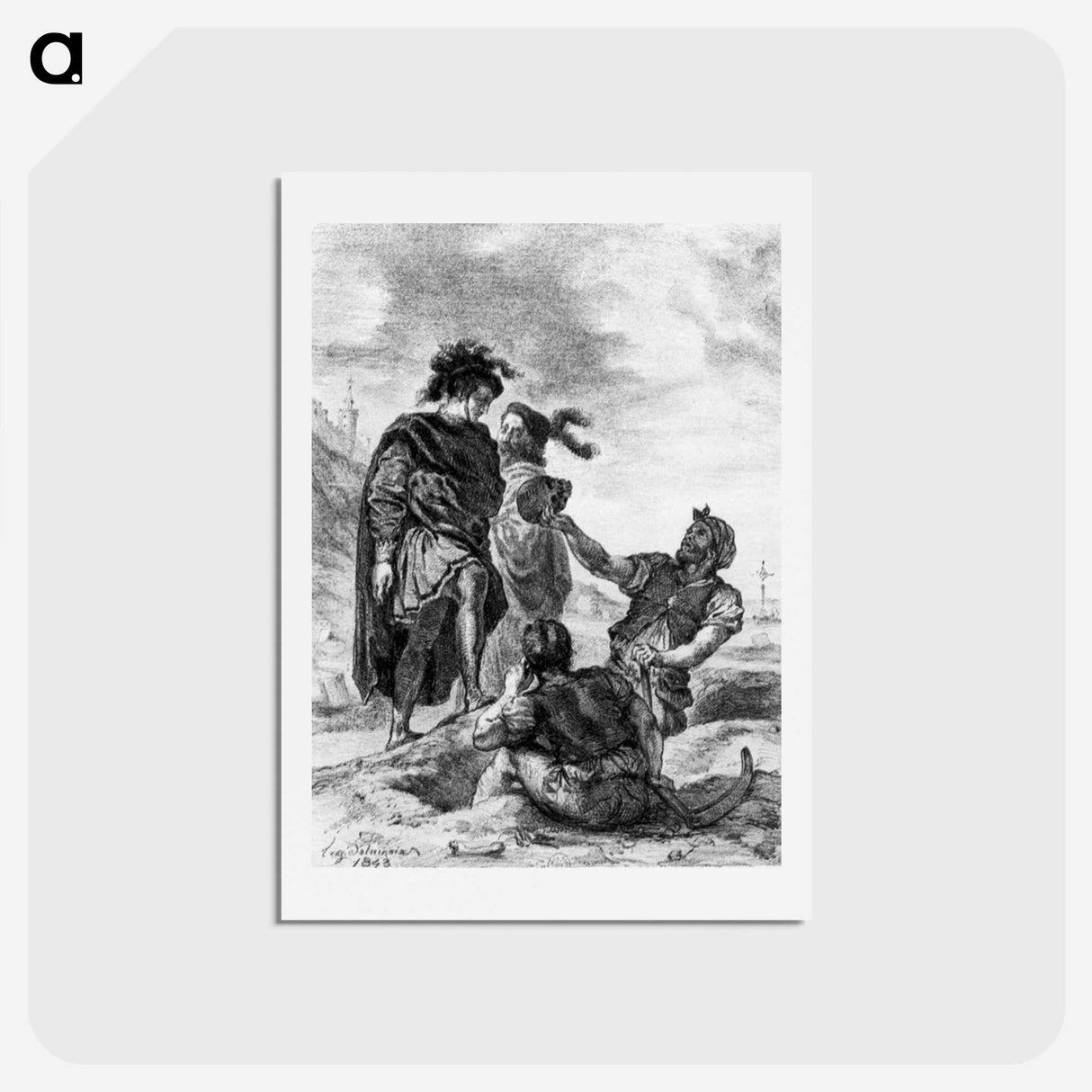 3-17_Eugene-Delacroix_hagaki