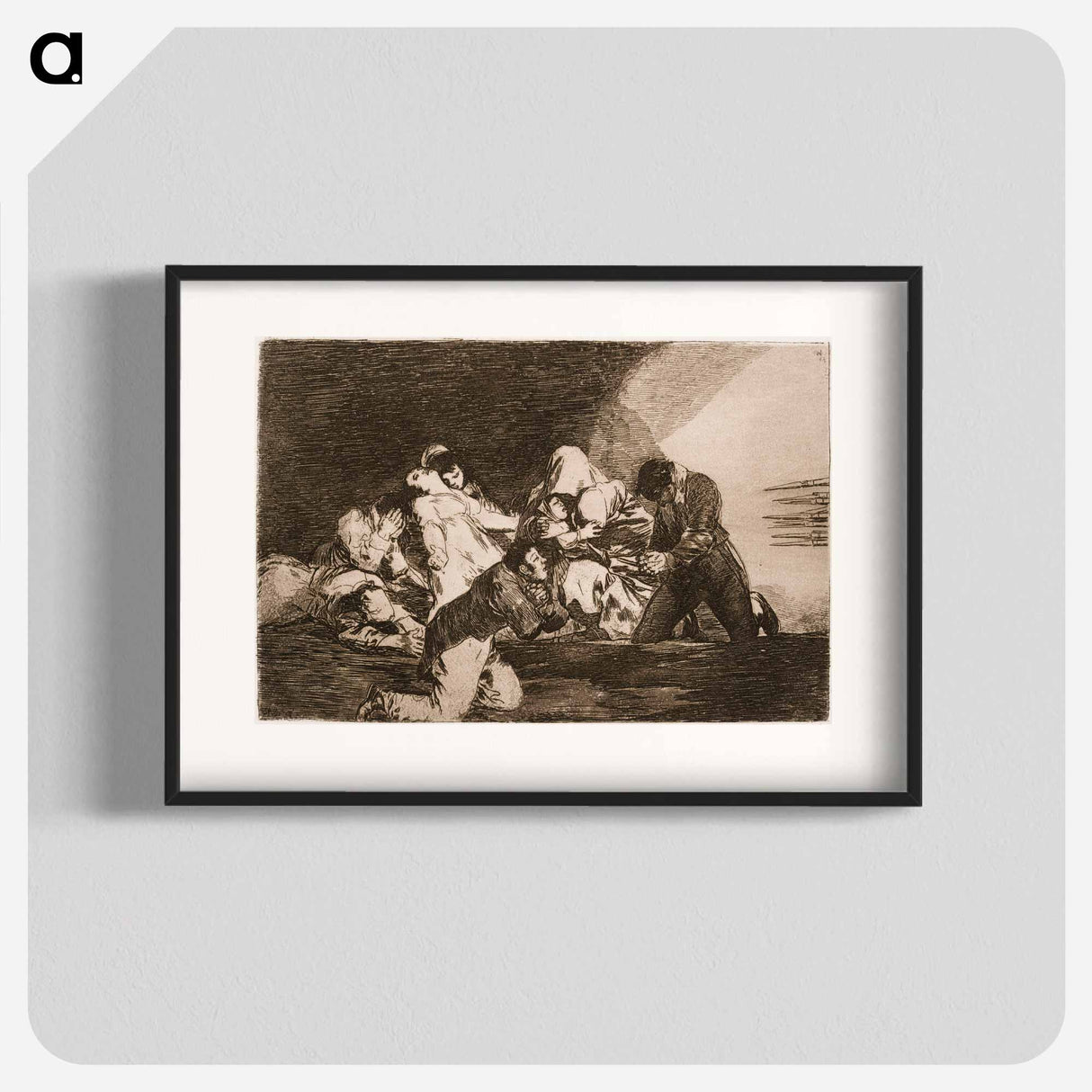 Ei kestä katsoa - フランシスコ デ ゴヤ Poster.