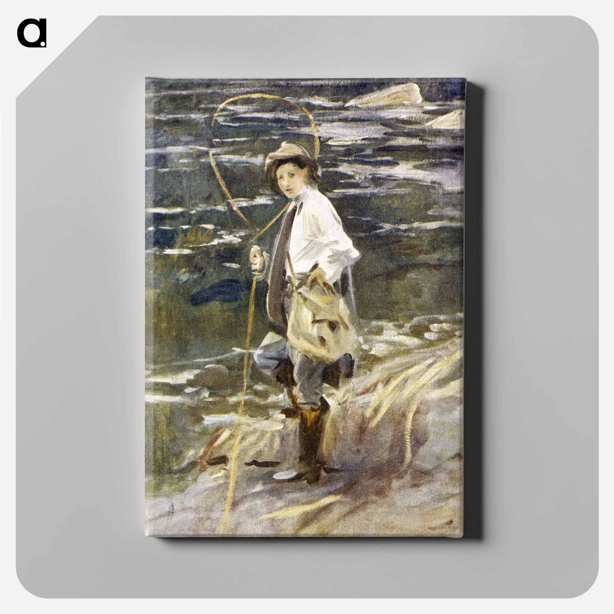 アートパネル-Angling in British Art Through Five Centuries - ジョン シンガー サージェント Canvas.