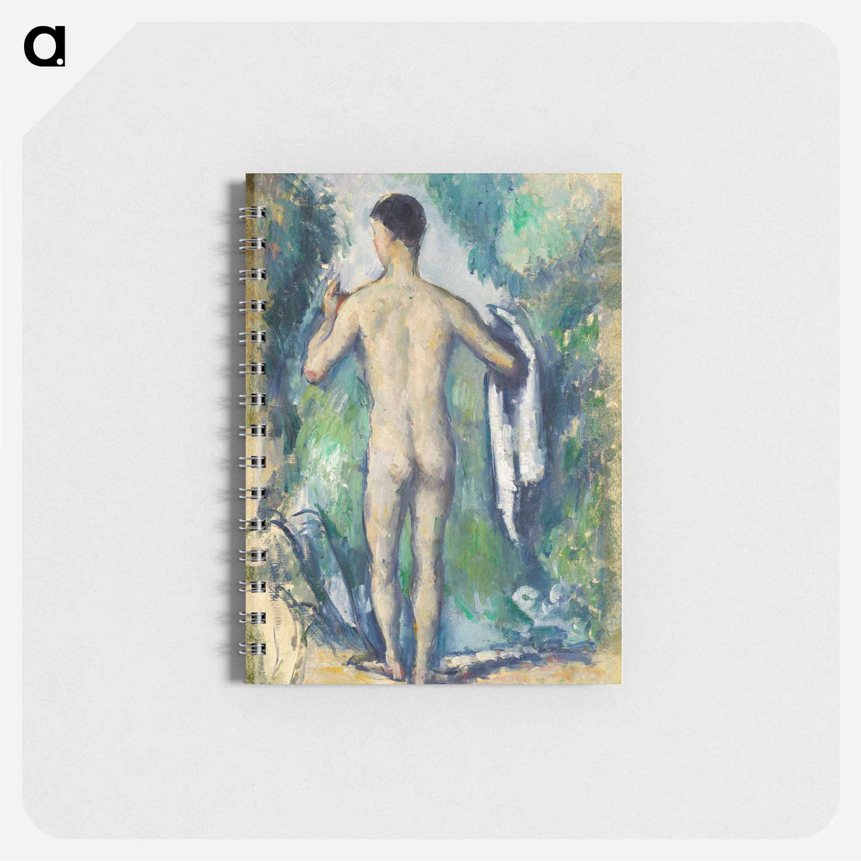 Standing Bather, Seen from the Back - ポール セザンヌ Memo.