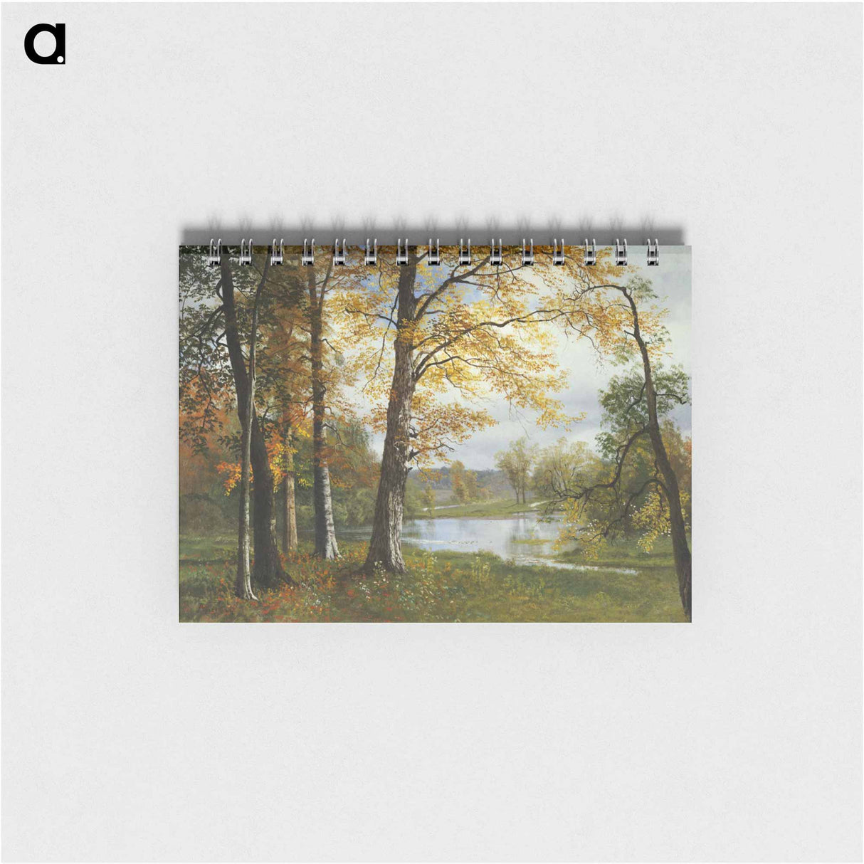 アートメモ帳-A Quiet Lake - アルバート ビアスタット Memo.